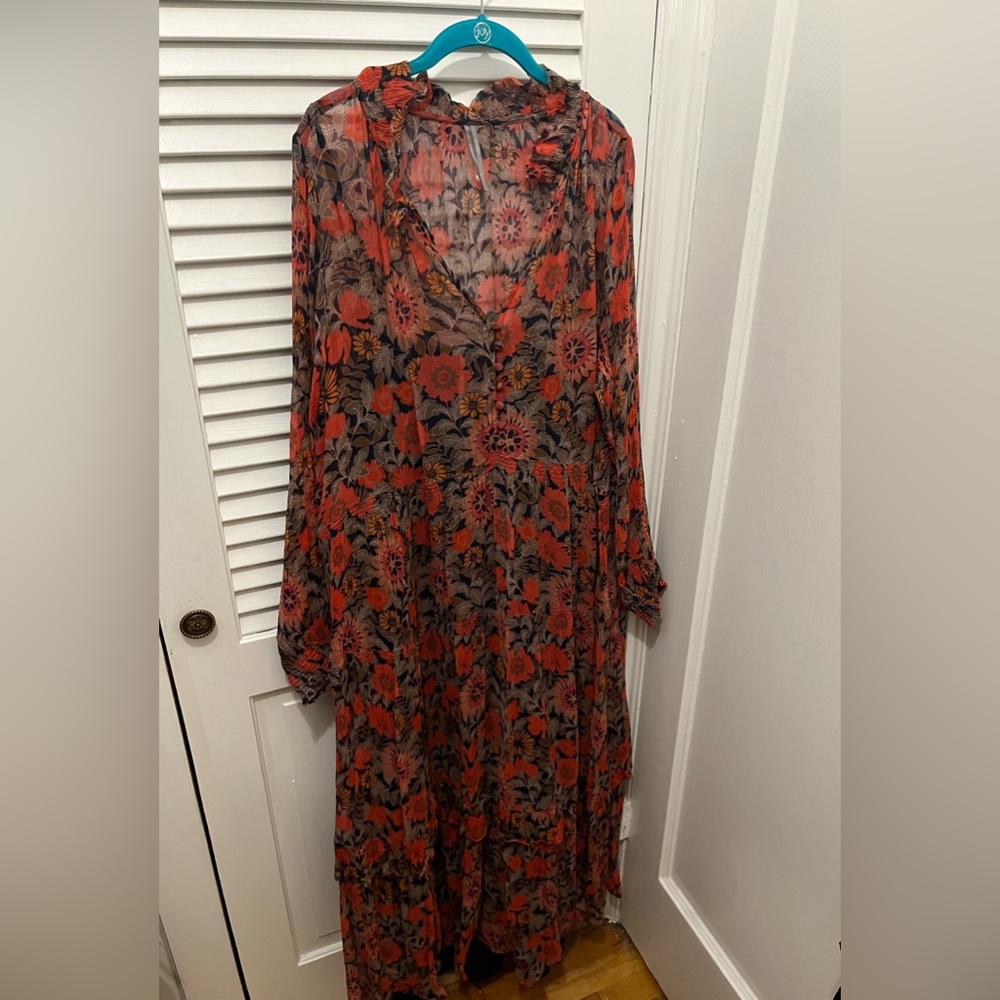 Anthropologie 3X Plus Size Maxi
